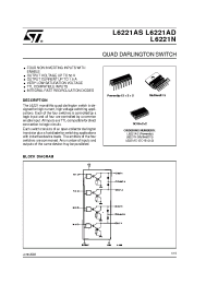 Datasheet L6221N manufacturer STMicroelectronics